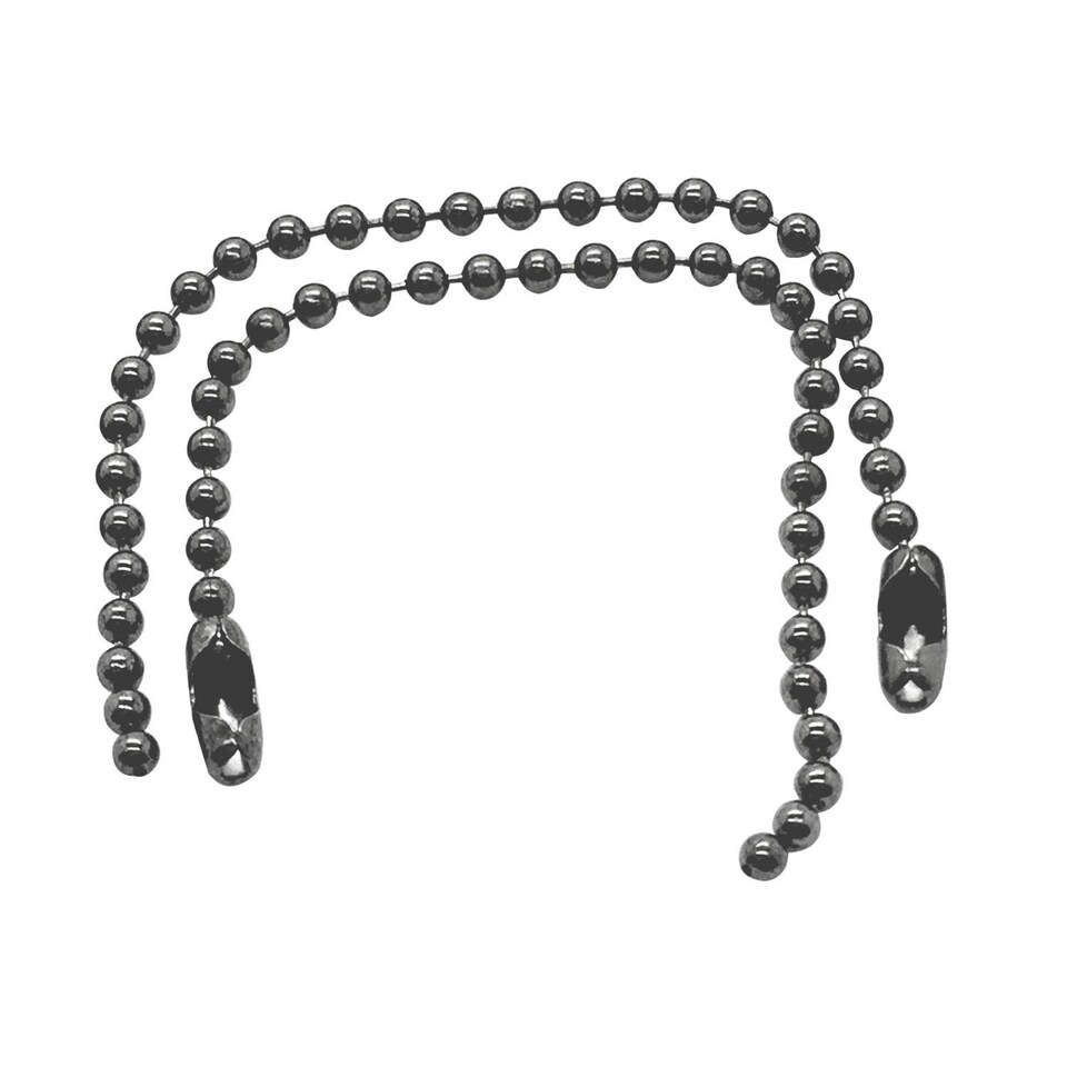 image 1 of 10cm Long Metal Ball Chain Extender for Label Tags - 100pcs