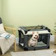 image 6 of PawHut 70cm Foldable Pet Carrier Bag Soft Travel Dog Crate for Small Dogs Grey