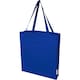 image 2 of Madras Recycled Cotton Gusseted Tote Bag - Royal Blue - One Size Blue