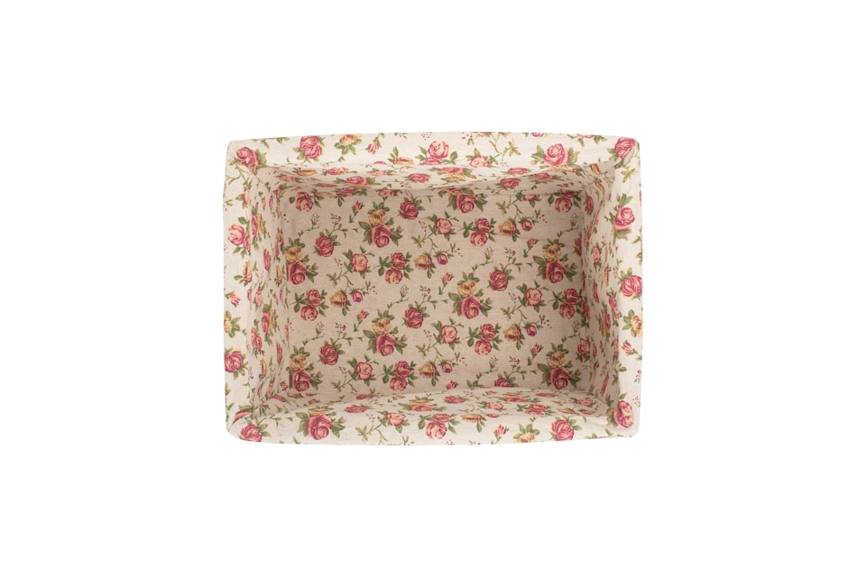 image 1 of Wicker Large Antique Wash Garden Rose Willow Storage Baskets | Multi | Garden Rose