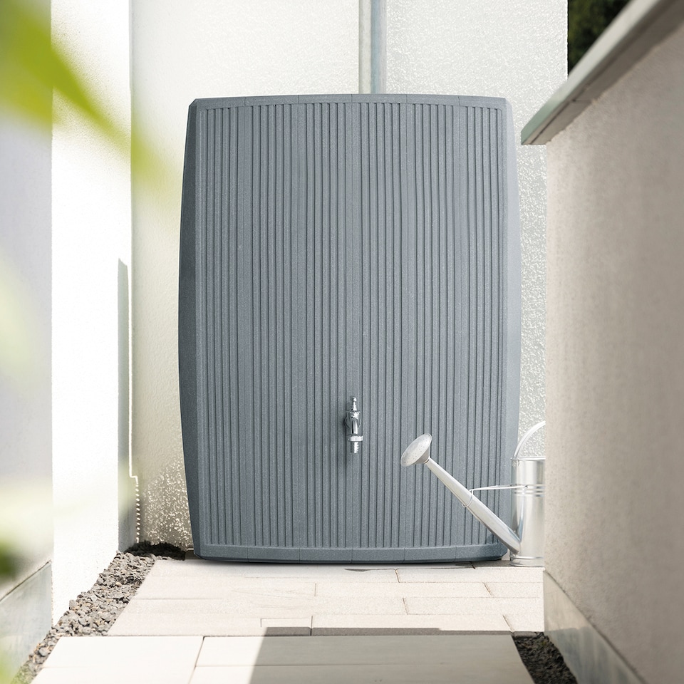 image 1 of Charles Bentley Concrete Effect 200L Water Butt