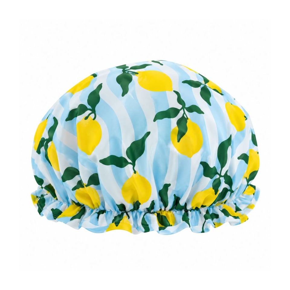 image 1 of SMUG Shower Cap - Lemon Print
