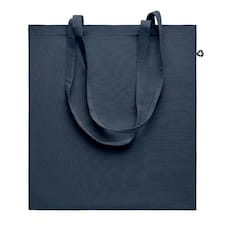MidOcean Zoco Colour Recycled Cotton Shopper Bag - French Navy - One Size | Blue