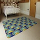 image 3 of Egyptian style motif (Rug) Blue | Small: 60x110cm