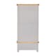 image 5 of Windsor 2 Door 1 Drawer Wardrobe - L56 x W90 x H190 cm - Pebble Grey - Oak
