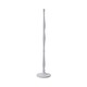 image 1 of ValueLights Victoria White Wood Traditional Stem Floor Lamp Base | White