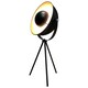 image 3 of Industrial Style Black Tripod Table Lamp | Black | Gold | Large | 1