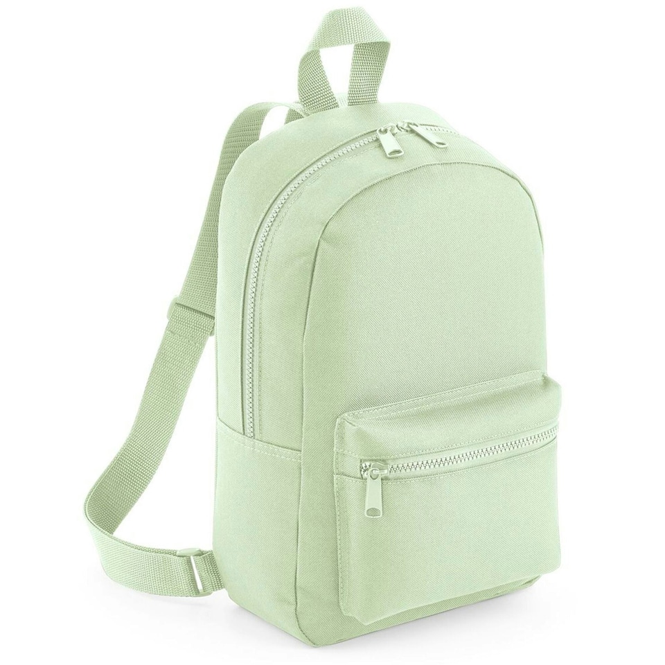 Bagbase Mini Essential Backpack/Rucksack Bag - Pistachio - One Size