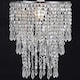 image 7 of CGC LIZA Large Crystal & Chrome Ceiling Pendant Shade | Silver | Silver | Large