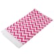 image 4 of Unique Party Plastic Chevron Tablecloth - Hot Pink/White - One Size