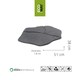 image 3 of Stepping Stones Rubber Path Walkway Stone Design - Grey - Pack of 2 | Grey | Grey | Pack of 2