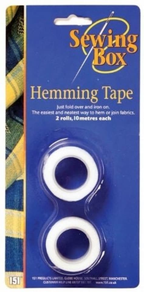 image 1 of 151 Hemming Tape 2 x 10 Metres Rolls Iron On