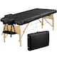 image 1 of Yaheetech Height Adjustable Massage Table with Face Cradle Blak
