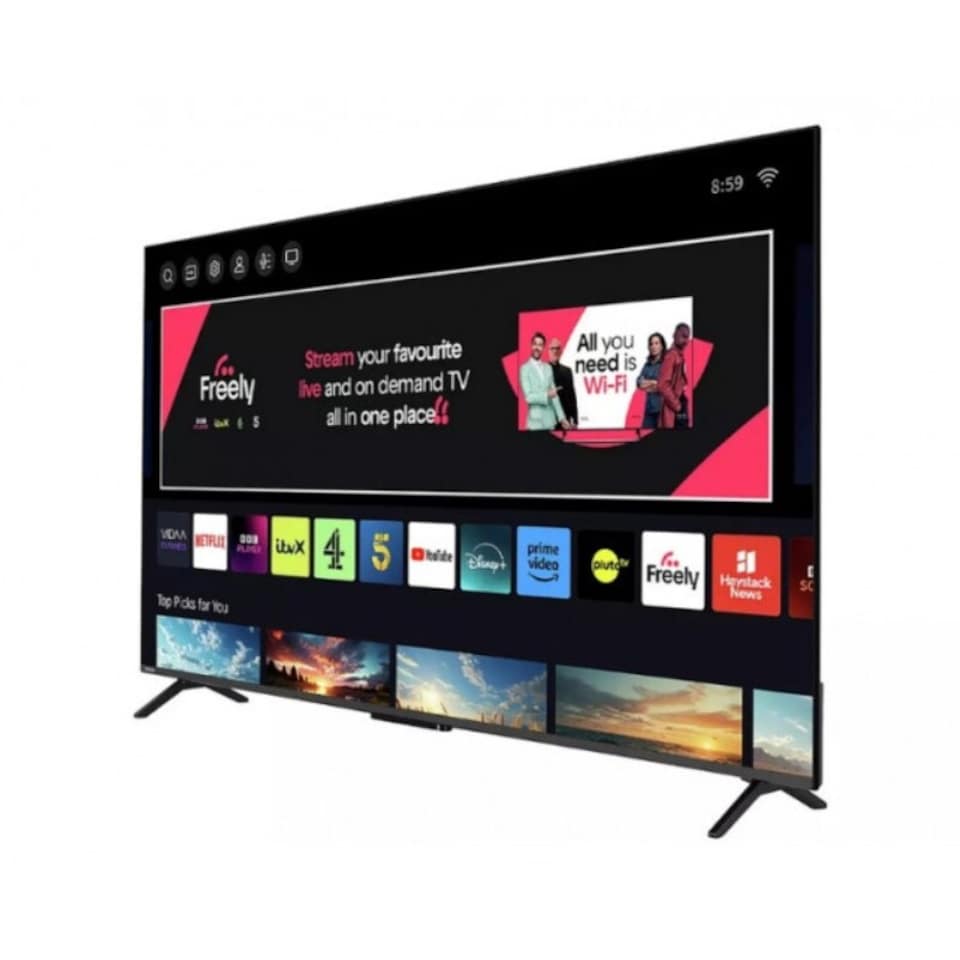 image 1 of Toshiba 55 Inch 4K Ultra HD LED HDR Smart VIDAA Freely TV & Dolby - 55UV2F53DBU