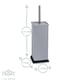 image 3 of Harbour Housewares Square Toilet Brush - Matt Grey Grey