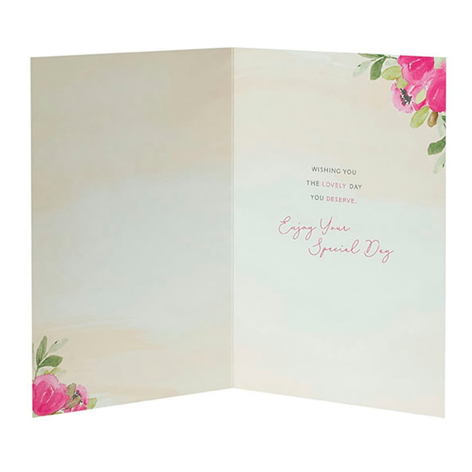image 1 of Daughter In Law Birthday Card - Foil Cake