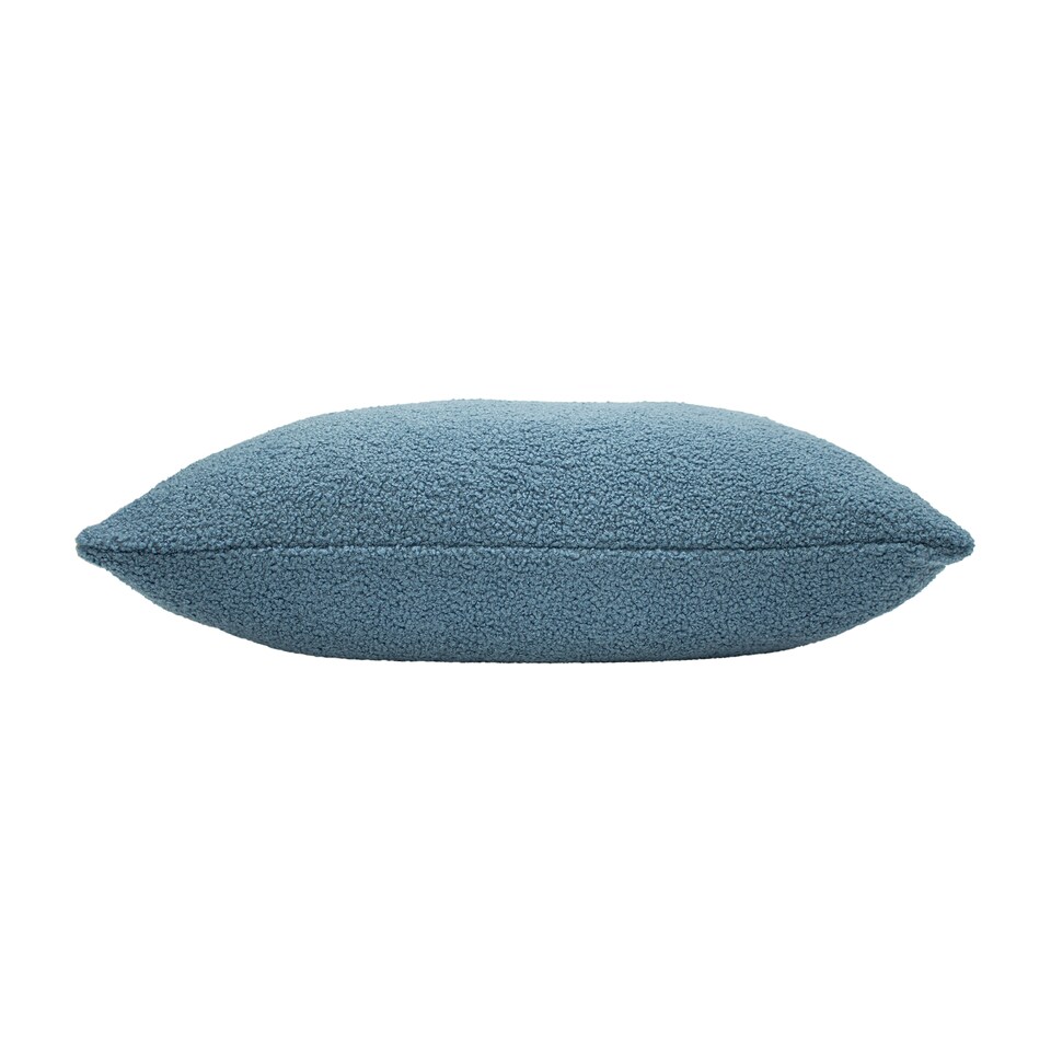 image 1 of Furn Malham Fleece Cushion, Wedgewood, 50 x 50cm
