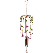 Something Different Fuchsia Wind Chime - Multicolour - One Size
