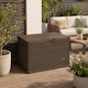 image 4 of 200L Large Lockable Outdoor Garden Storage Box Heavy Duty Patio Cushion Chest