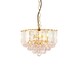 image 1 of Fargo 3 Light Ceiling Pendant Acrylic, Brass, E14