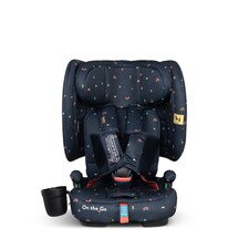 Cosatto On The Go iSize Travel Car Seat Lightweight Foldable Booster, Quick Fit, R129 Safety