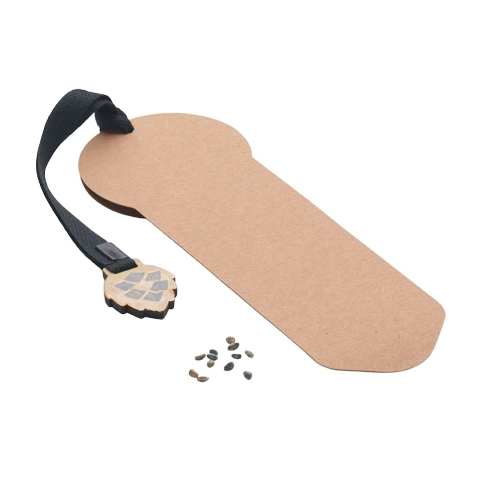 image 1 of MidOcean Growbookmark Pine Seeds Bookmark - Beige - One Size Brown