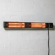 image 1 of 3kW Wall Mounted Electric Patio Heater With Remote Control in Silver