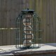 image 3 of Pack of 2 Samuel Alexander Metal Hanging Bird Fat Ball Feeder with Squirrel Guard & Pack of 6 Suet Fat Balls