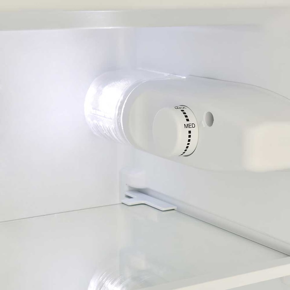 image 1 of Cookology UCIB80 Under Counter Freestanding Fridge in Black - 80 Litre Capacity - Adjustable Temperature Control & Legs - Reversible Door and Ice Box