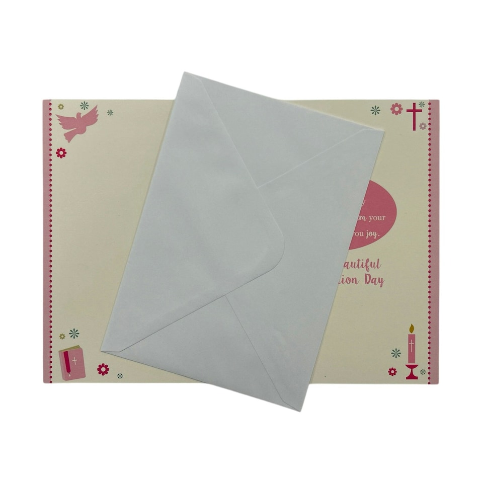 image 1 of For You Goddaughter On Your Confirmation Lettering Design Religious Card