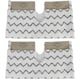 image 2 of SPARES2GO Cover Pads for SHARK Steam Cleaner Mop Dirt Grip S6001 S6003 Klik n' Flip x 2