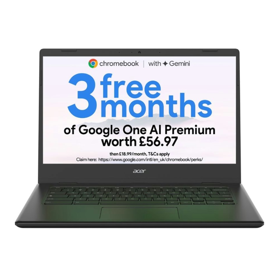 Acer Chromebook 314 (CBOA314-1H) - Intel Celeron N N4500 4GB RAM 64GB SSD 14" ChromeOS Laptop - Black - NX.J37EK.001