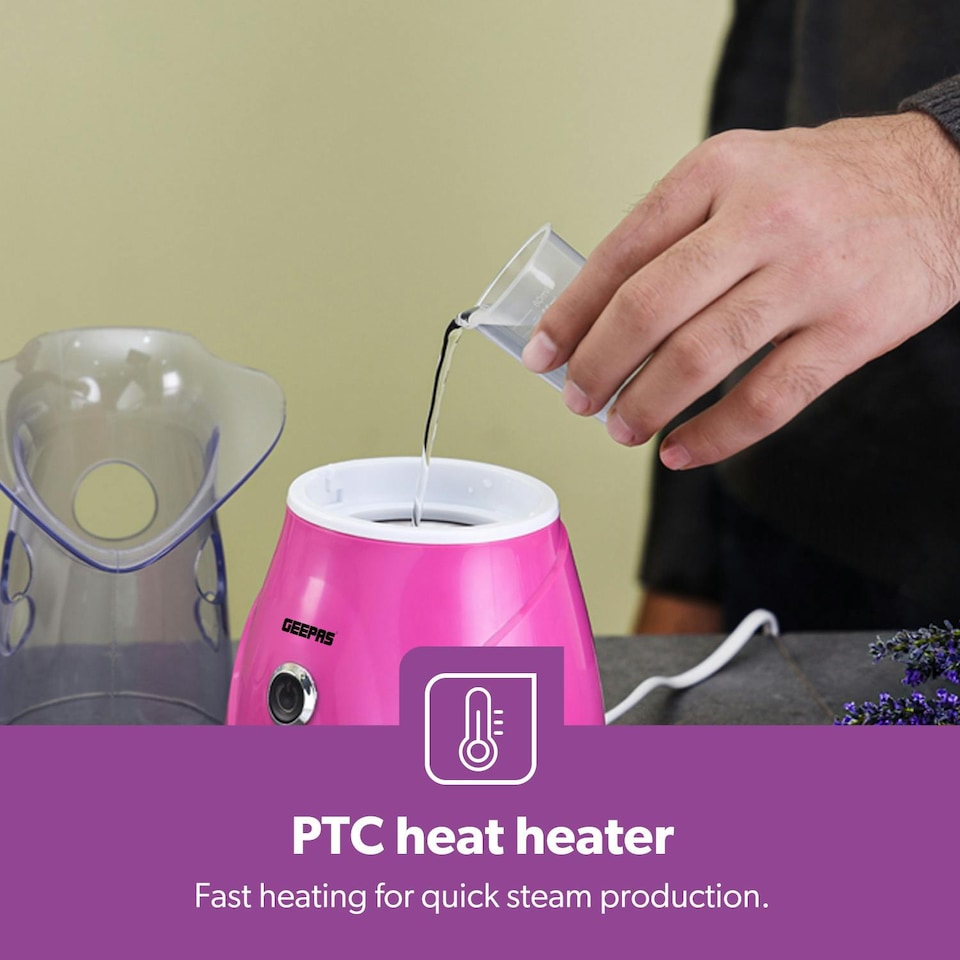 image 1 of GEEPAS Face Steamer for Women