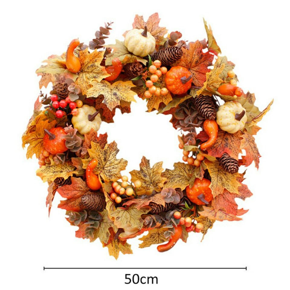 image 1 of Living and Home Artificial Garland Halloween Decor - 50 cm