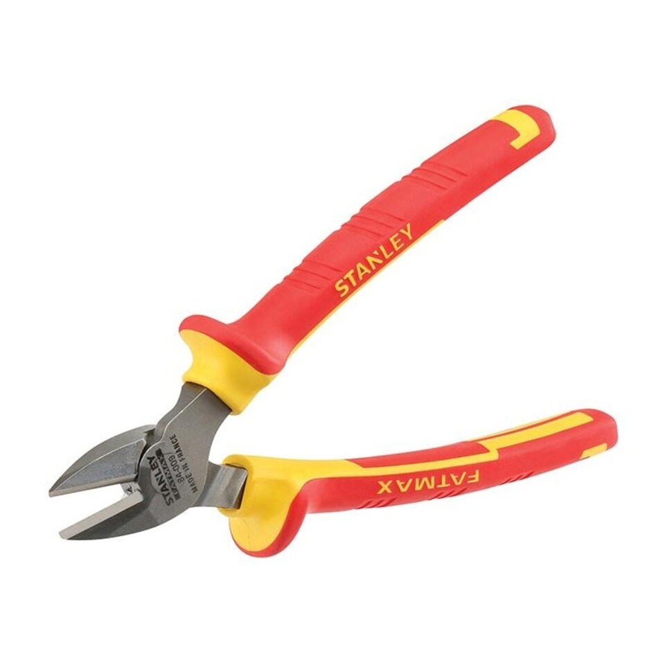 Stanley Hand Tools Fatmax Side Cutting Pliers Vde 160mm - Multi Colour - One Size