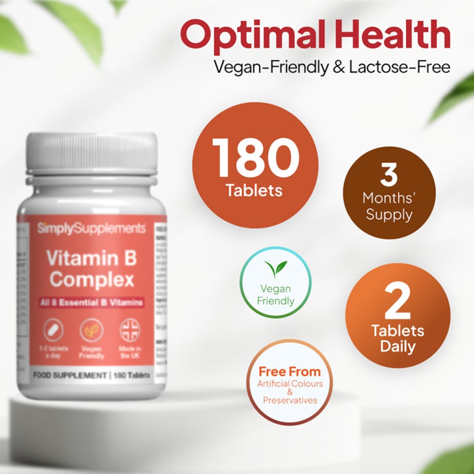 image 1 of Vitamin B Complex - 180 Tablets