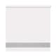 image 1 of 100cm White Straight Diamante Edge Border Roller Blind | White | White