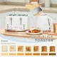 image 4 of HOMCOM Kettle and Toaster Set 1.7L Rapid Boil Kettle & 4 Slice Toaster White