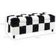 image 3 of HOMCOM 114 x 47 x 47cm Velvet Storage Ottoman, Button-tufted Footstool