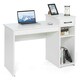 image 1 of COSTWAY Computer Desk with Drawer Compact Study Desk White White