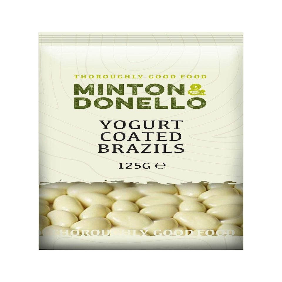 image 1 of Minton & Donello Yoghurt Coated Brazil Nuts 6 x 125g