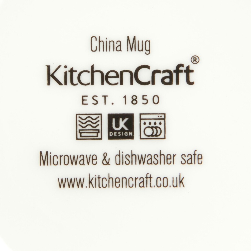 image 1 of KitchenCraft Flute Fine Bone China Country Floral Mug | Blue | 1