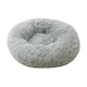 image 1 of Soft Calming Donut Bed - Premium Quality For Dogs & Cats - Light Grey / 50cm Grey | S
