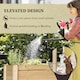 image 4 of Outsunny Garden Wooden Planter Flower Raised Bed Herb Grow Box Container