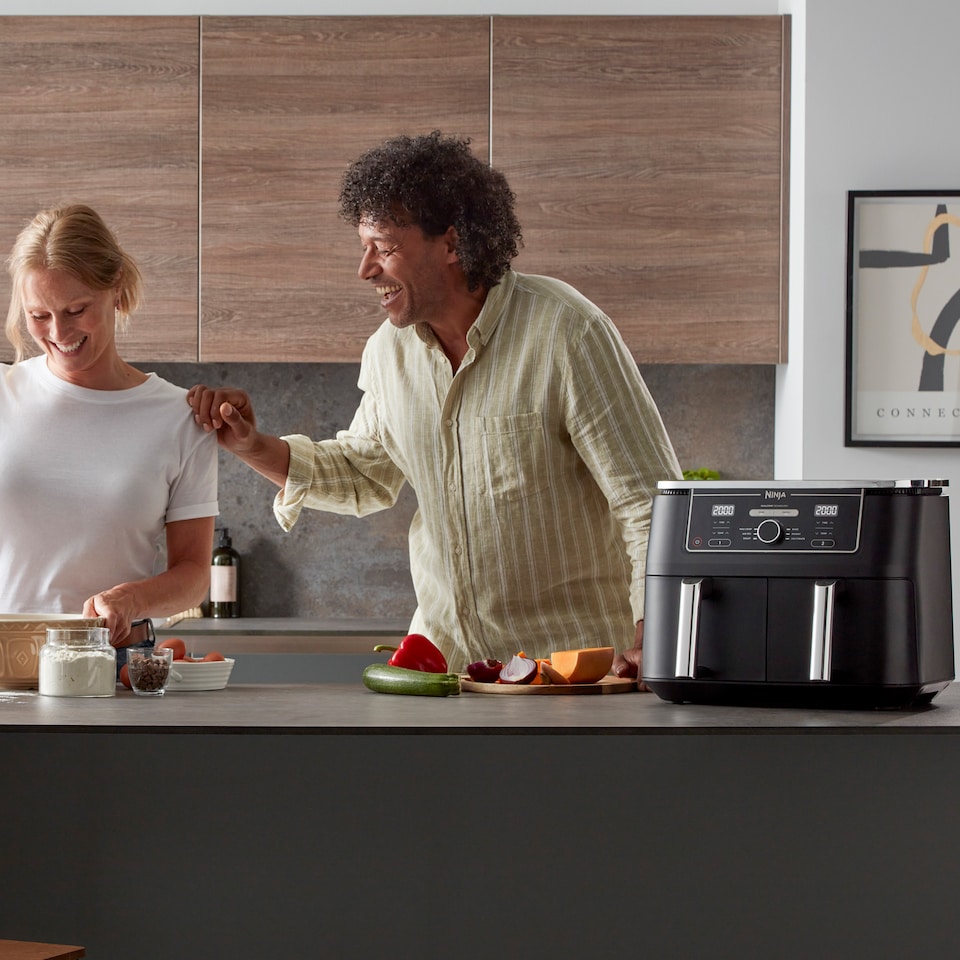 image 1 of Ninja AF400UK Foodi MAX Dual Zone Air Fryer 9.5L in Black