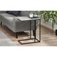 image 1 of Stylish Concrete Effect Drinks Table Grey