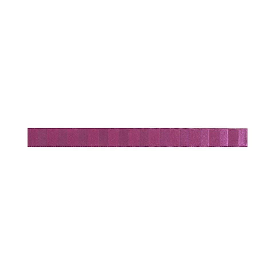 Berisfords Fuchsia 15mm Tiger Ribbon for Dressmaking - per metre