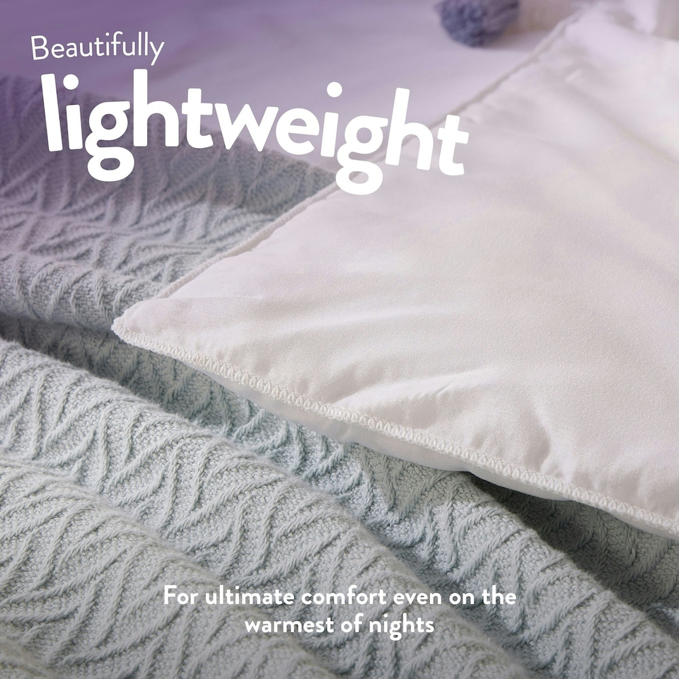 image 1 of Slumberdown Cool Summer Nights Duvet, 4.5 Tog, Double | White