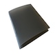 image 1 of Pack of 10 A5 Slim Black Translucent Ringbinders by Janrax