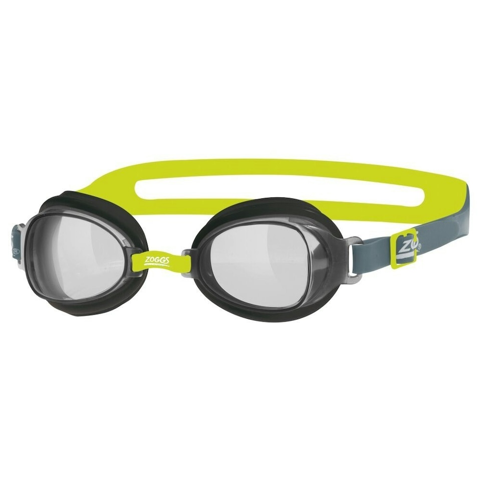 Zoggs Unisex Adult Otter Swimming Goggles - Black/Lime - One Size